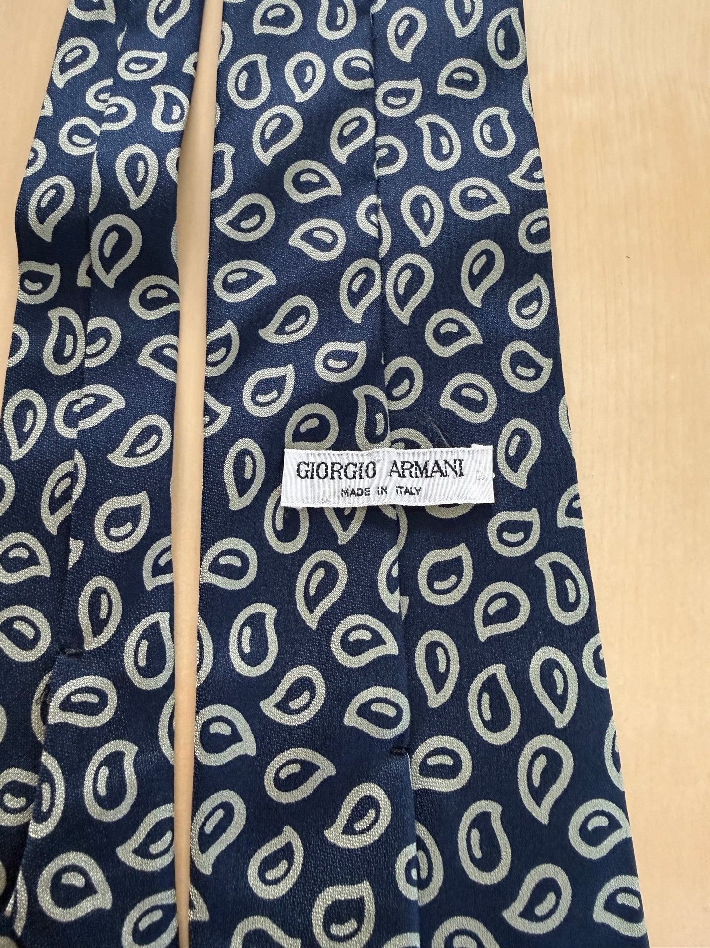 Cravatta Giorgio Armani vintage paisley