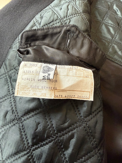 Giacca Pal Zileri doppiopetto anni ‘80 flanella blu - tg. 48