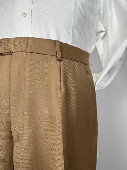 Pantaloni anni ‘70 cavalry twill beige (NOS) - tg. 50/52