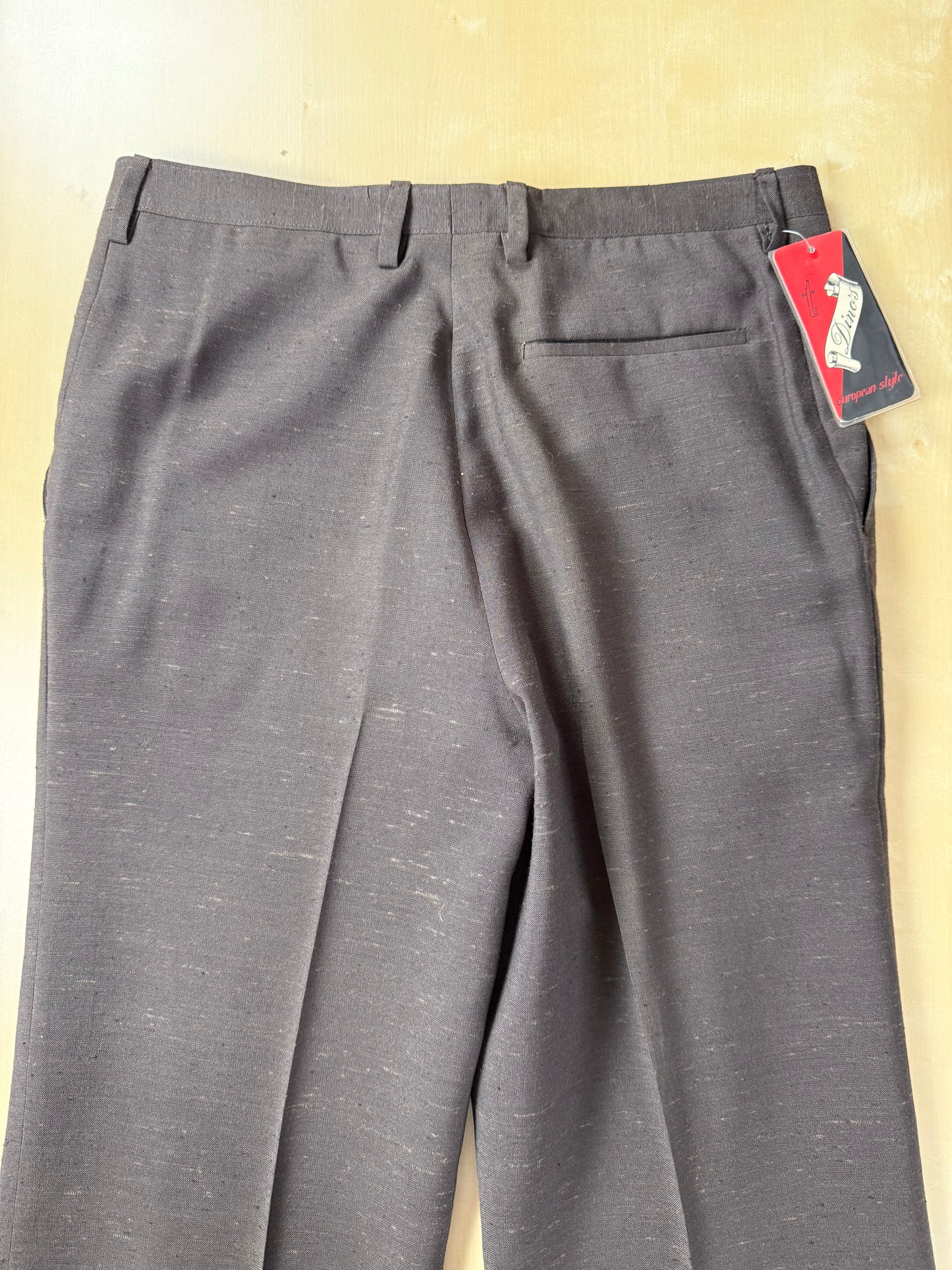 Pantaloni misto lino anni '70 (NOS) - tg.  44/46