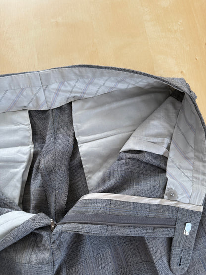 Pantaloni fresco lana principe di Galles anni '80 (NOS) - tg. 48