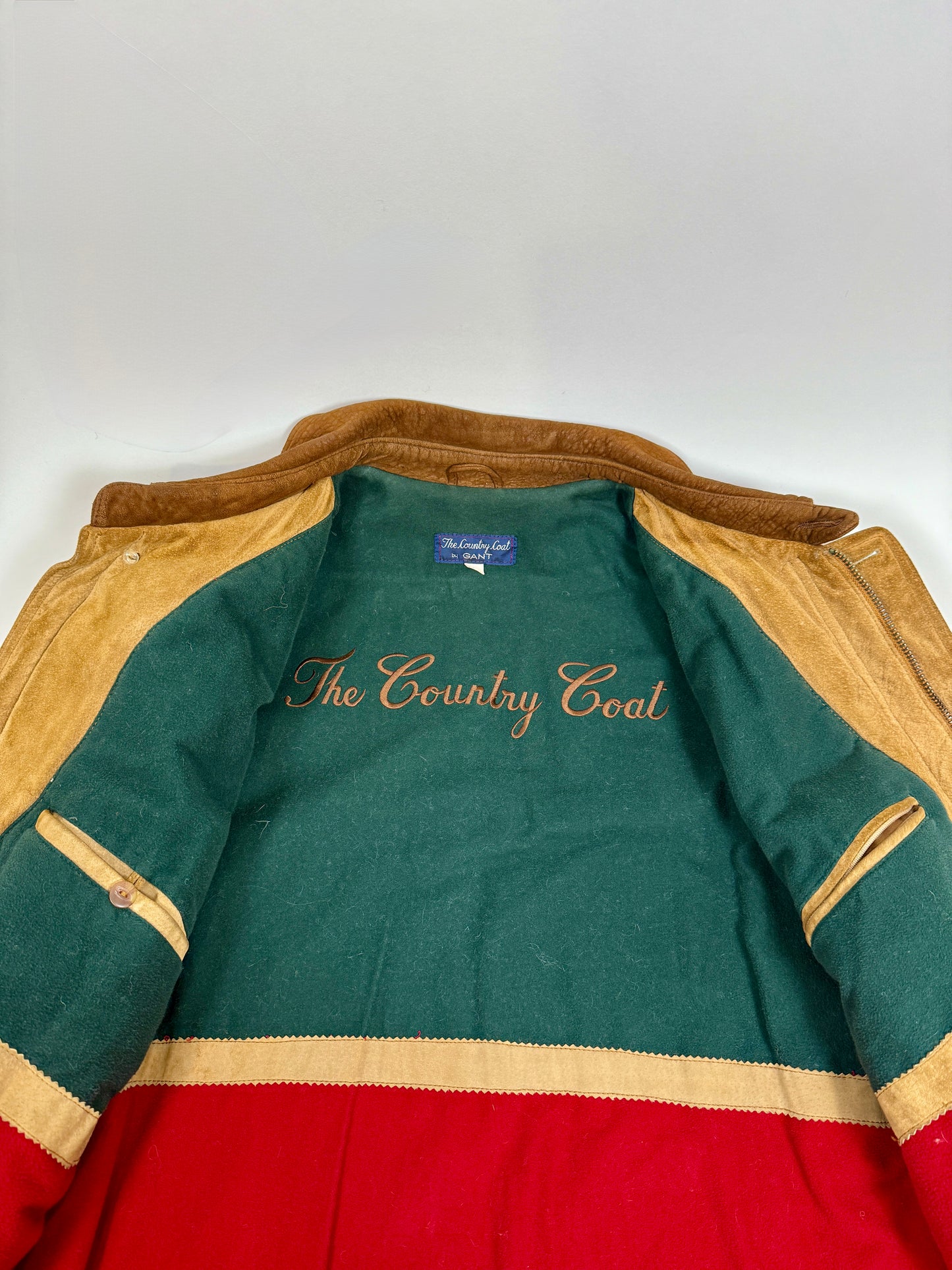 Giaccone Gant “Country coat” vintage pelle scamosciata - XL (52-56)