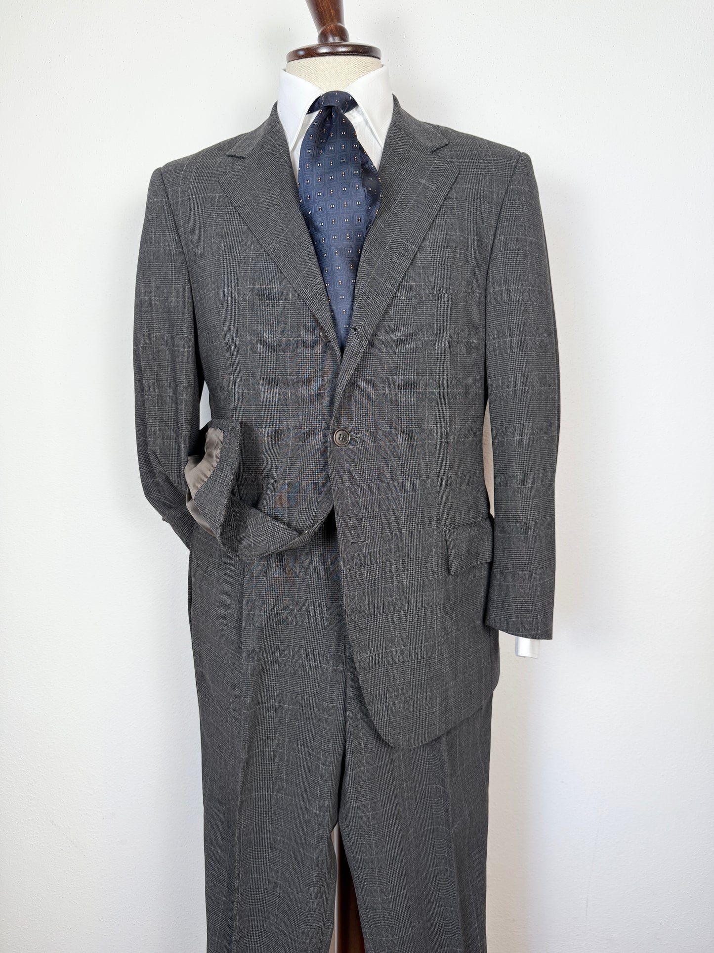 Completo Caruso in fresco lana sfoderato principe di Galles - tg. 50