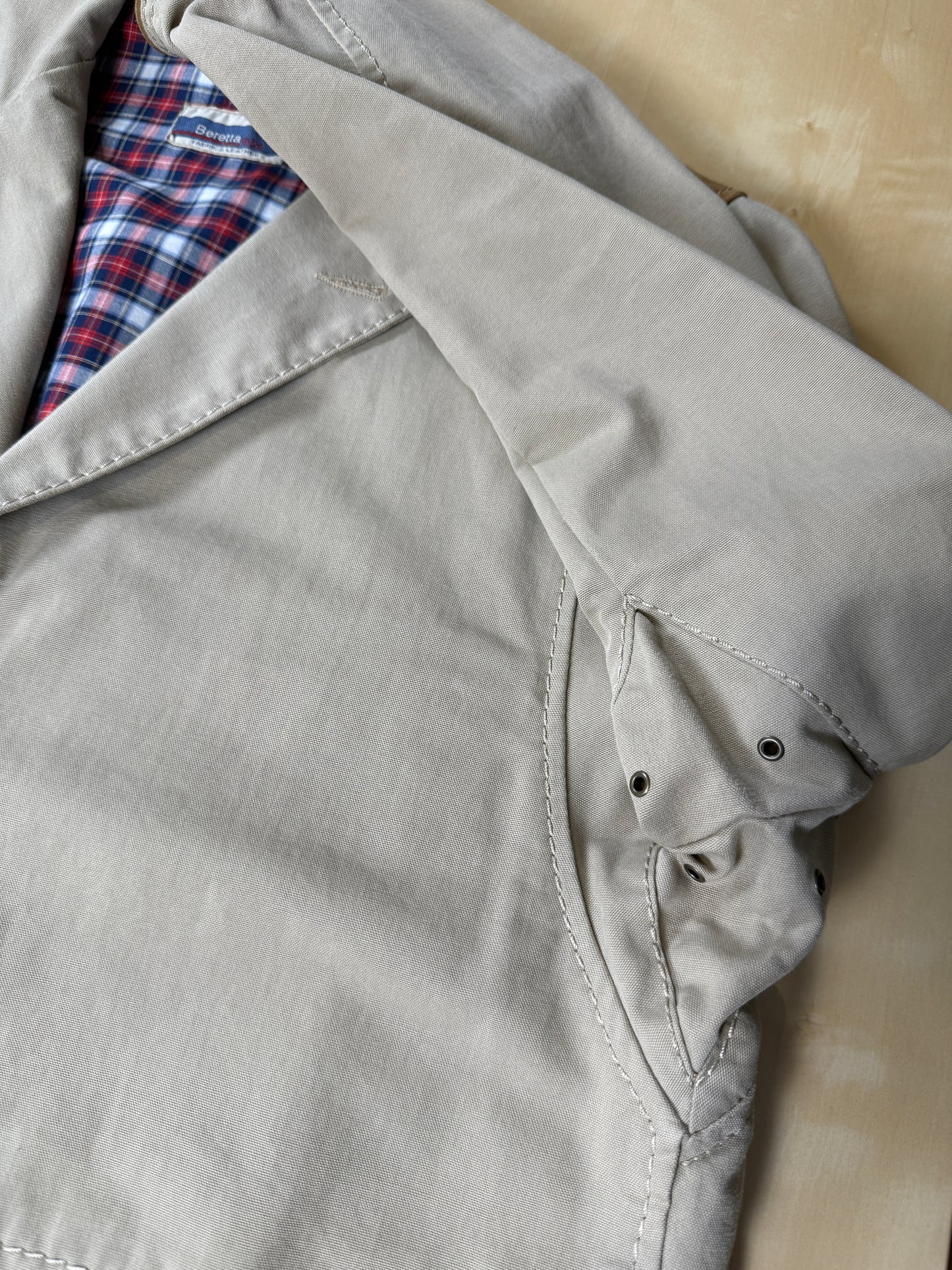 Giacca da caccia sahariana Beretta con inserti in pelle - tg. 50