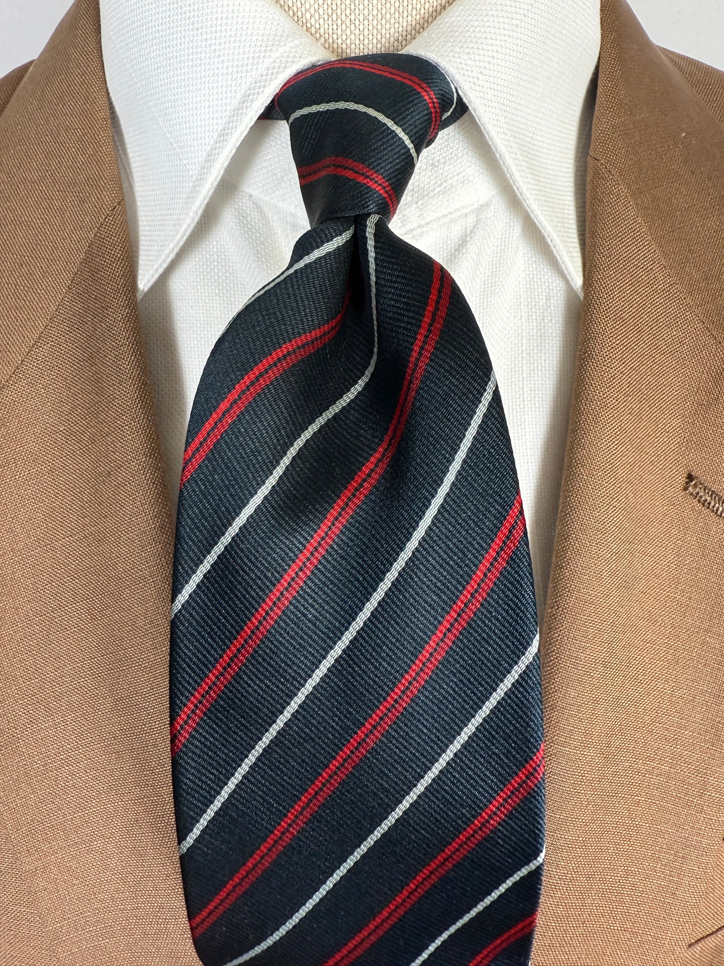 Cravatta Lanvin righe regimental