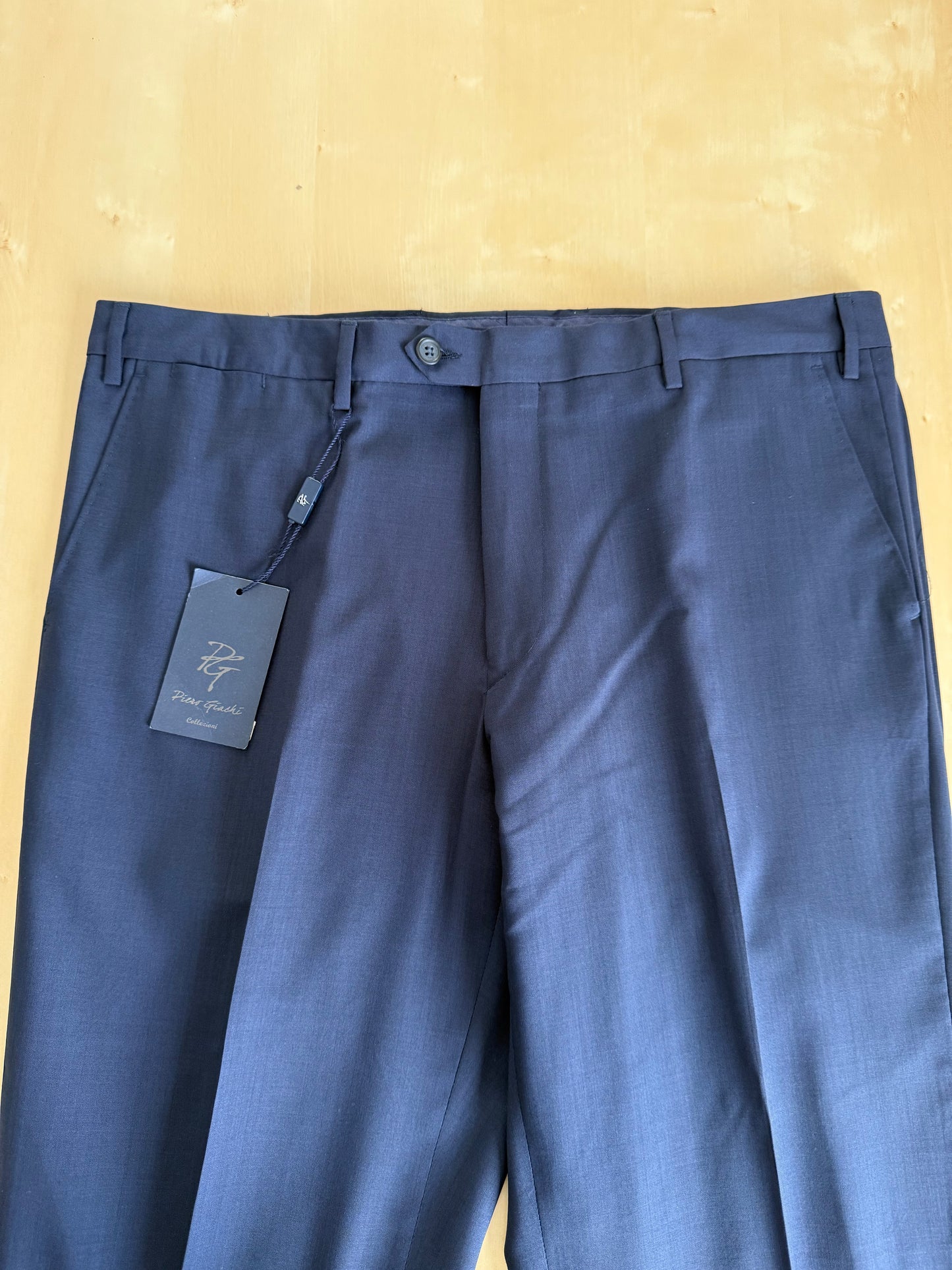 Pantaloni fresco lana blu navy (NOS) - tg. 52/54