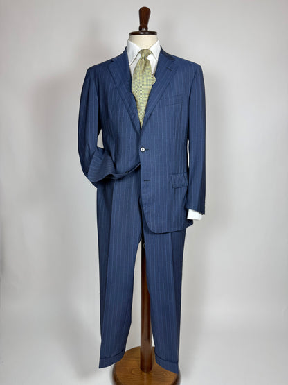 Completo Caruso tessuto Loro Piana lana mohair e seta - tg. 50