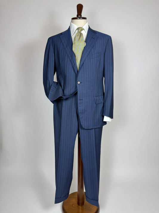 Completo Caruso tessuto Loro Piana lana mohair e seta - tg. 50