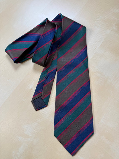 Cravatta Fendi regimental vintage