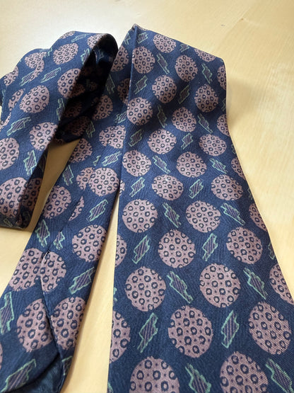 Cravatta vintage fantasia astratta