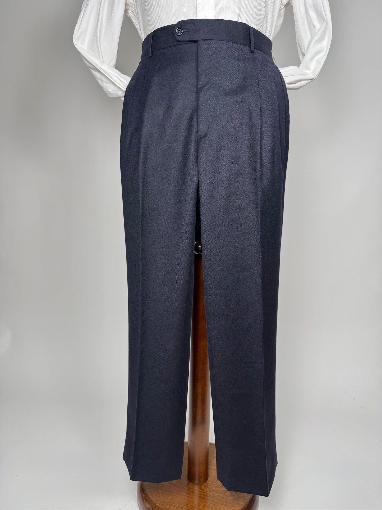 Pantaloni flanella blu notte - tg. 50