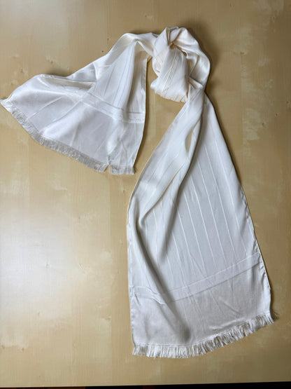 Sciarpa da sera in seta Pierre Cardin vintage
