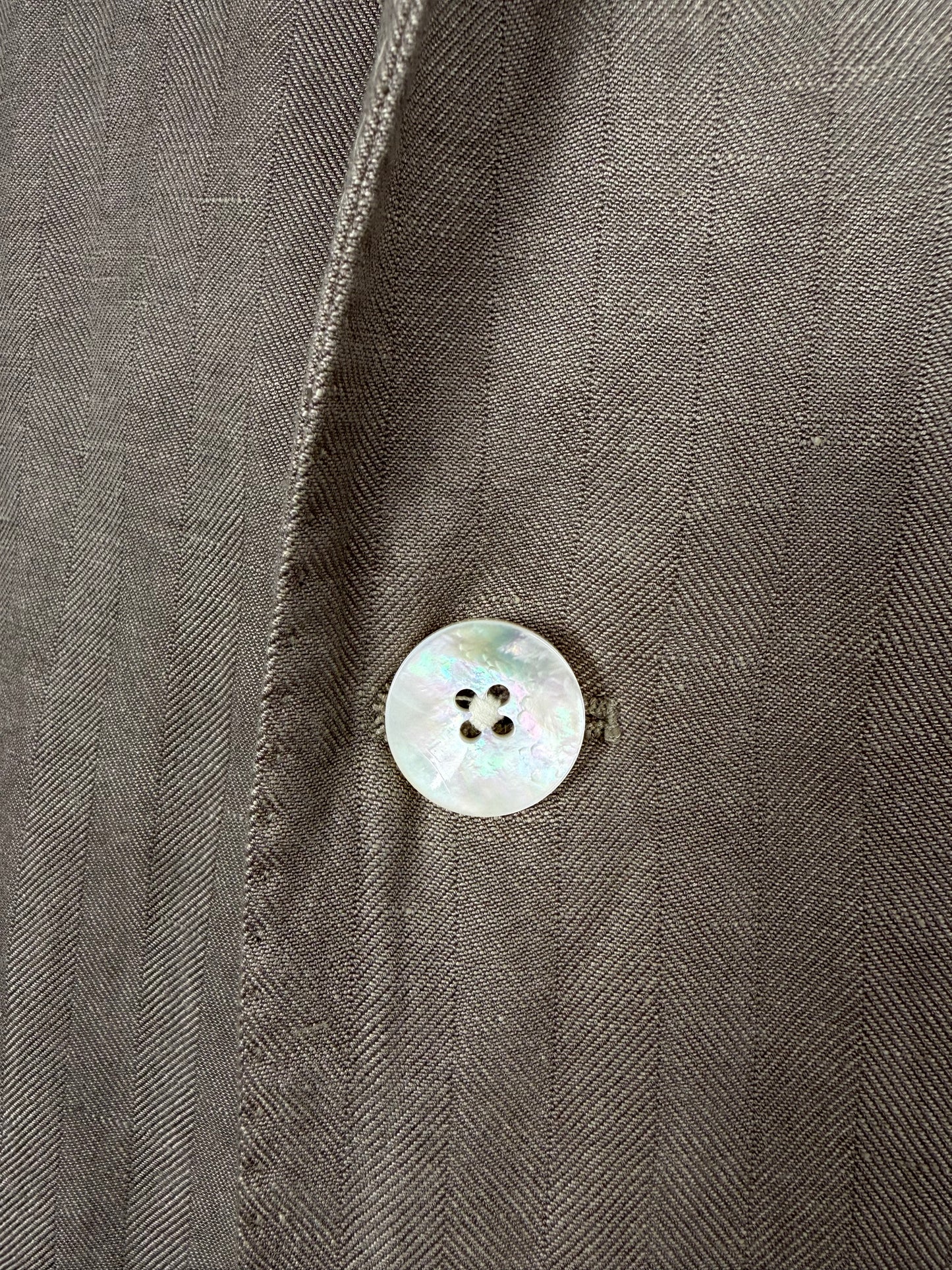 Boglioli K. Jacket estiva in seta e lino tessuto spigato - tg. 52