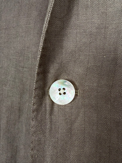 Boglioli K. Jacket estiva in seta e lino tessuto spigato - tg. 52