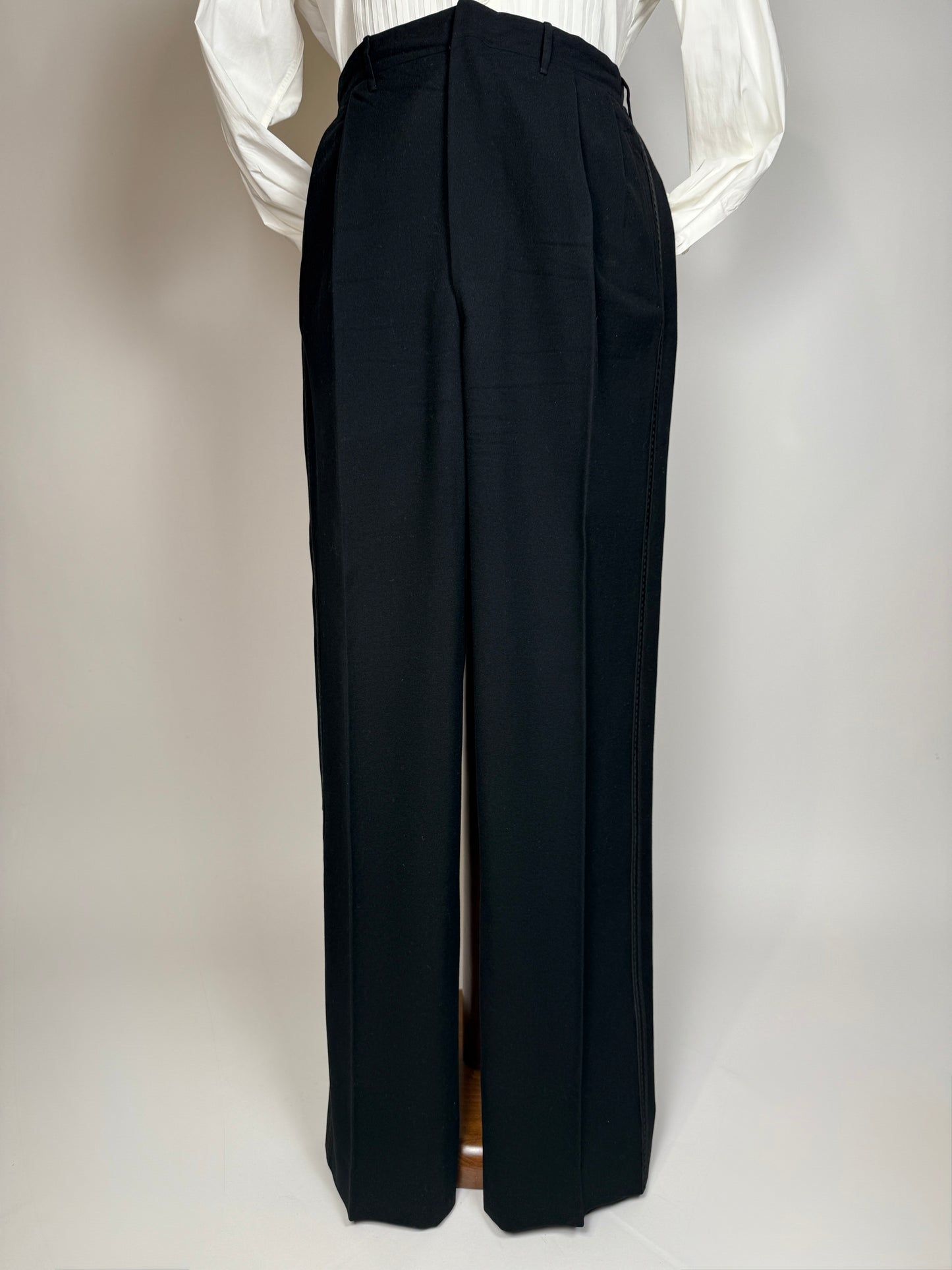 Smoking anni ‘50/‘60 monopetto revers a scialle - tg. 56/58 lunga