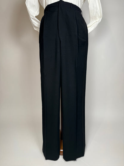 Smoking anni ‘50/‘60 monopetto revers a scialle - tg. 56/58 lunga