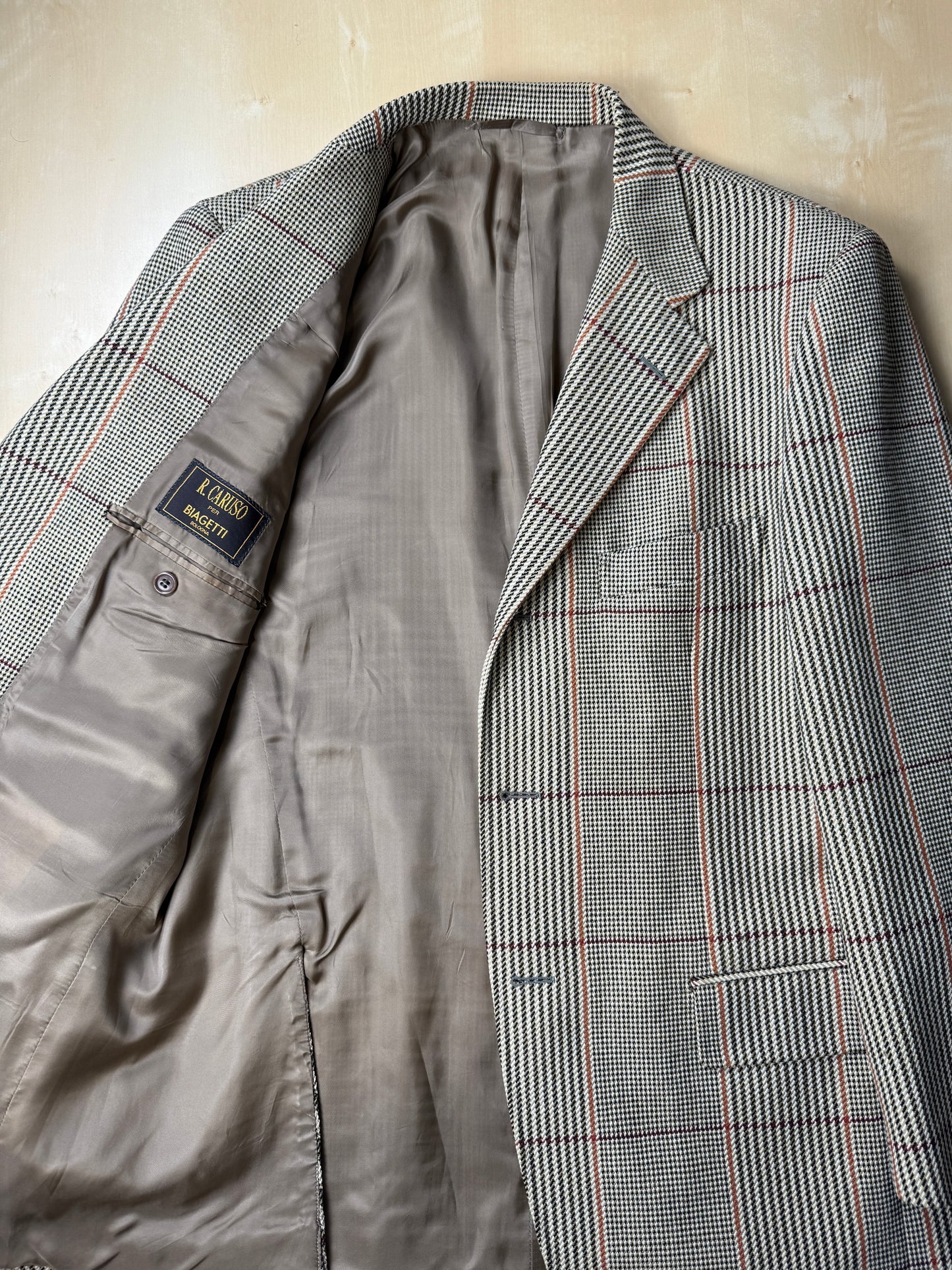 Giacca Caruso in Yorkshire tweed a quadri - tg. 52/54