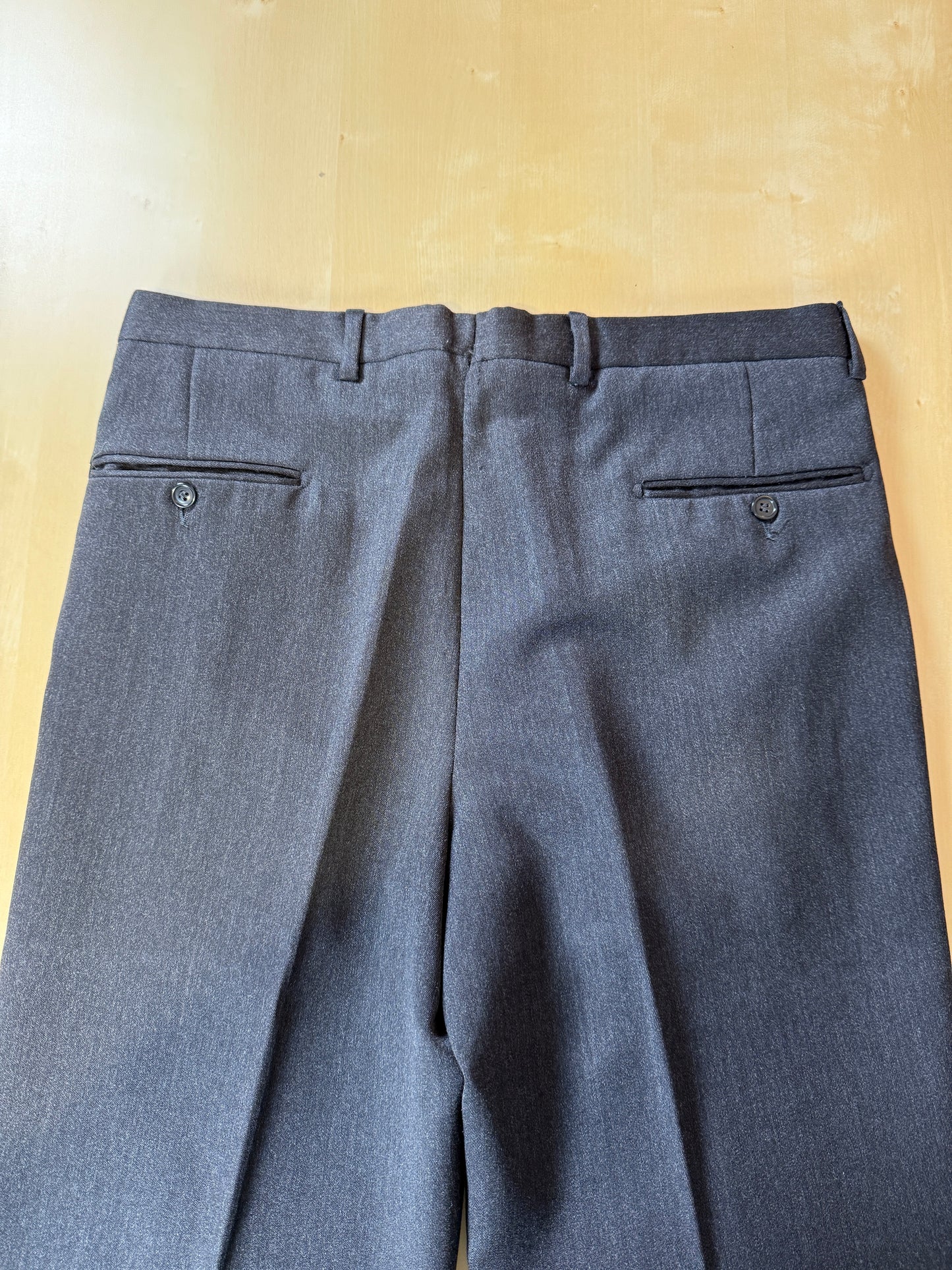 Pantaloni flanella pettinata grigio antracite - tg. 52
