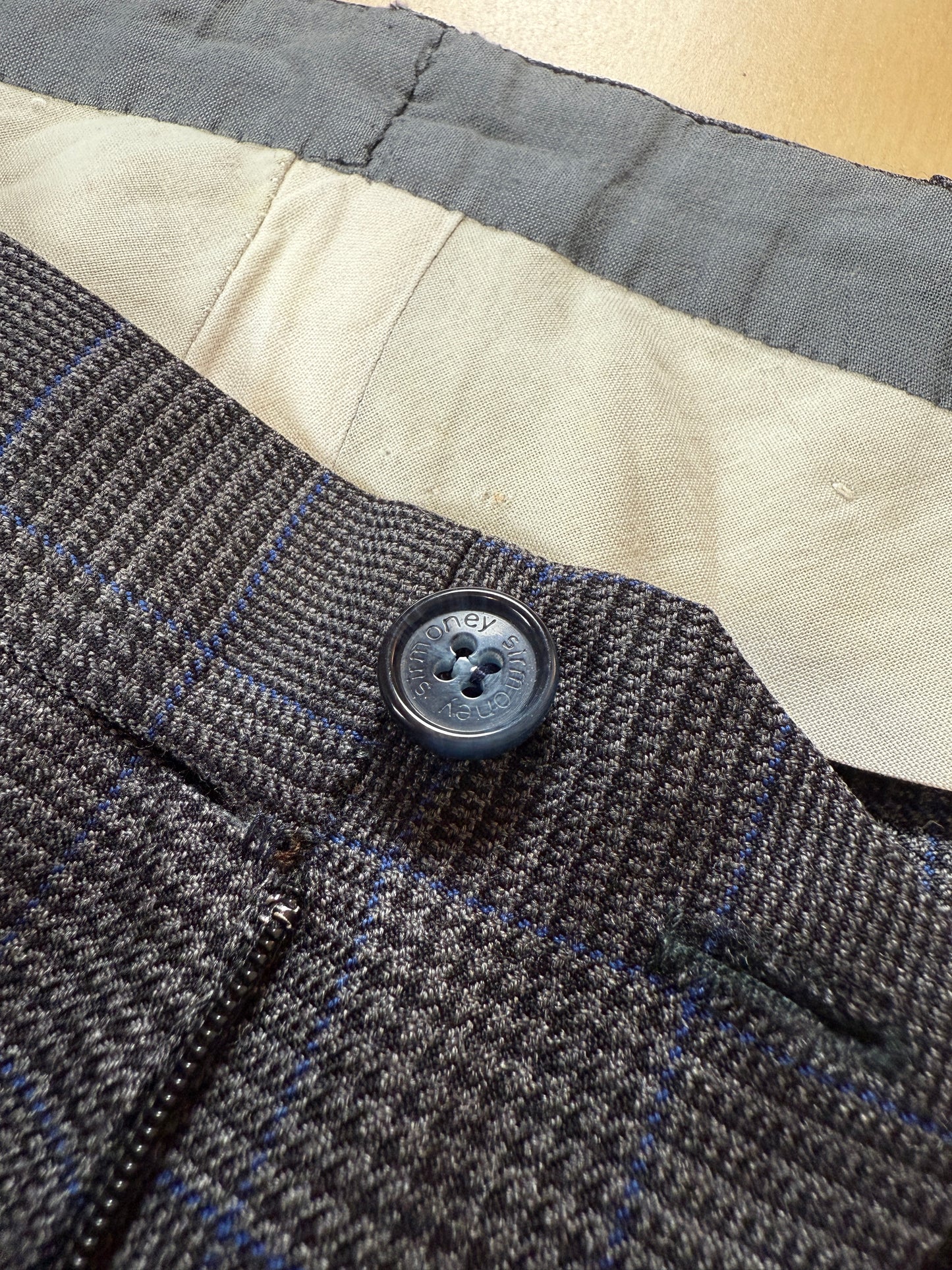 Completo 3 pezzi sartoriale principe di Galles - tg. 50