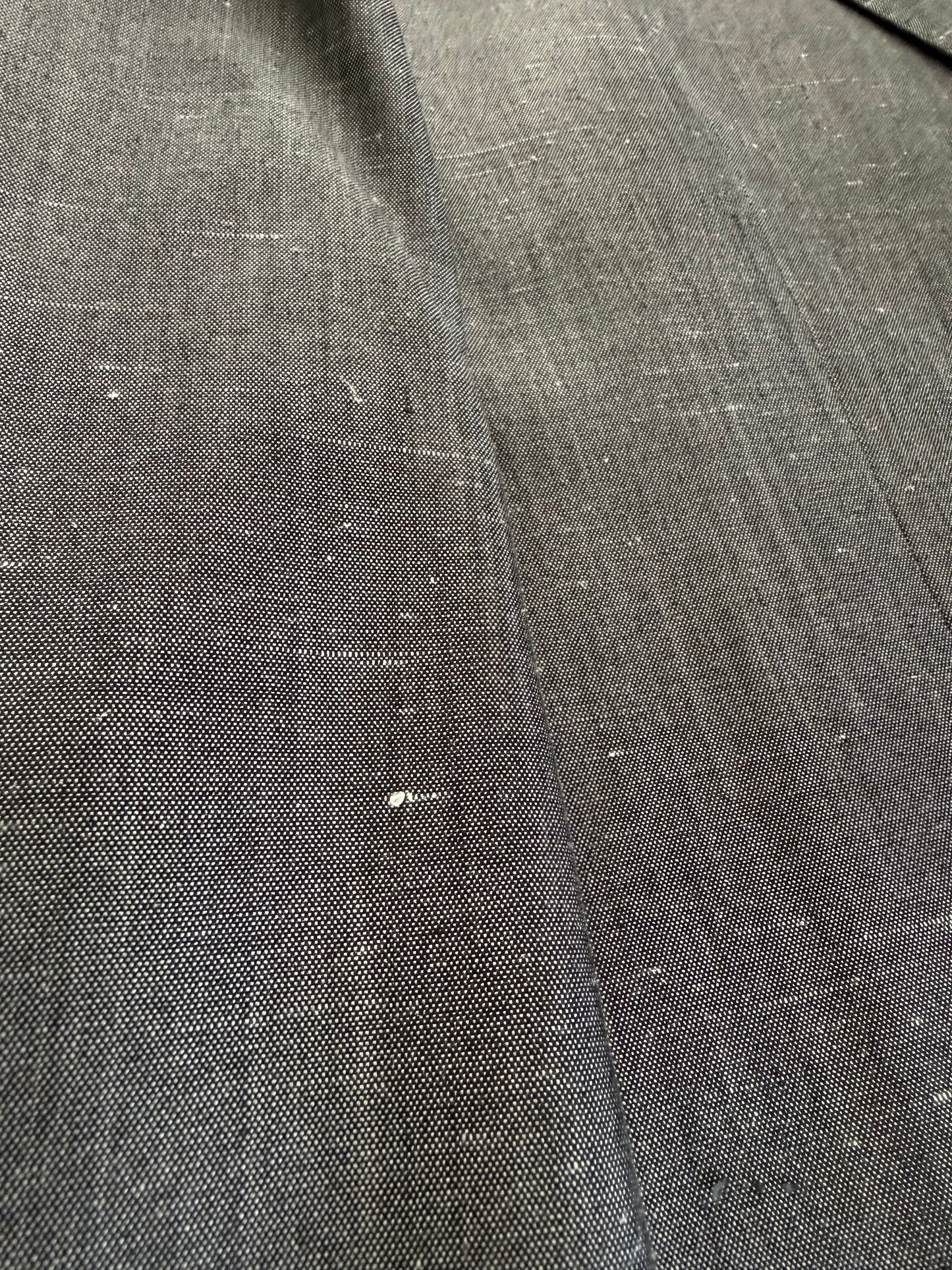 Completo anni '80 in seta shantung grigio - tg. 56/58