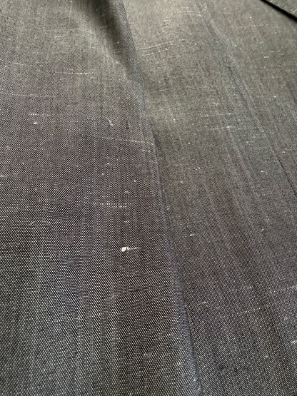 Completo anni '80 in seta shantung grigio - tg. 56/58