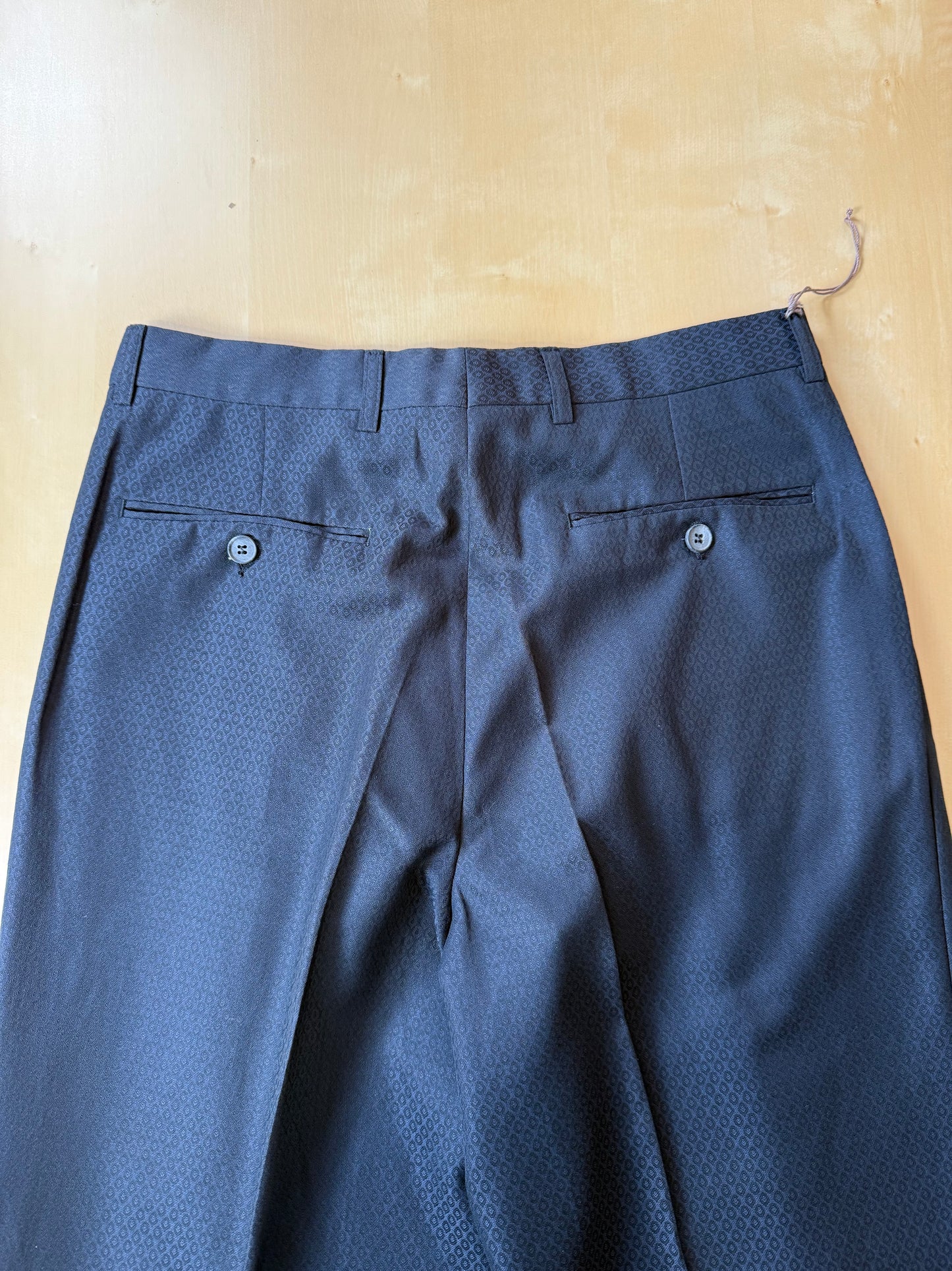 Pantaloni cotone fantasia jacquard anni '80 (NOS) - tg. 44/46