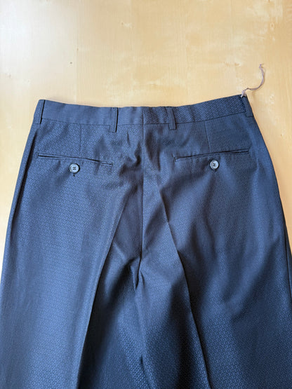 Pantaloni cotone fantasia jacquard anni '80 (NOS) - tg. 44/46