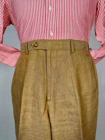 Completo in lino sabbia anni '90 - tg. 50 drop 7