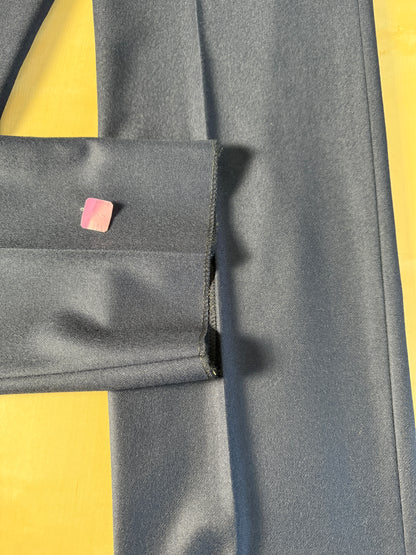 Pantalone anni ‘90 in flanella blu notte (NOS) - tg. 50