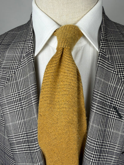 Cravatta in puro cashmere canneté