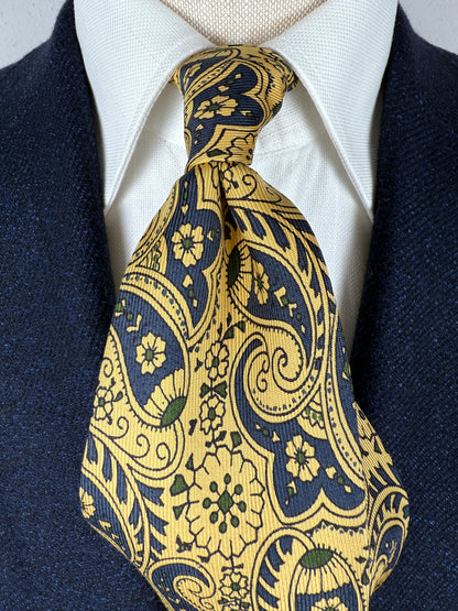 Cravatta paisley Hill & Drake made in England