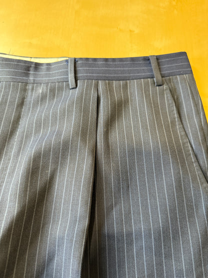 Completo Canali lana pettinata blu gessato - tg. 54