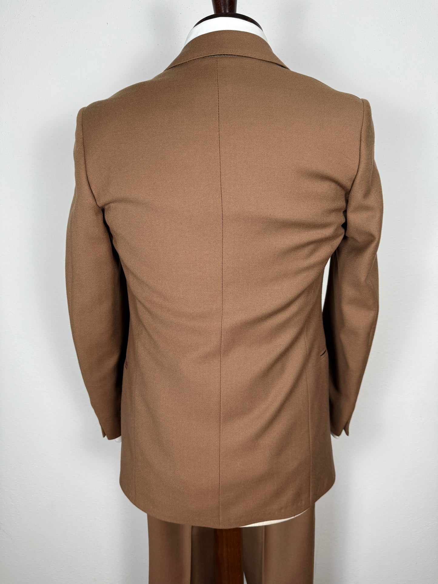 Completo 3 pezzi Marzotto anni ‘70/'80 color cammello (NOS) - tg. 42