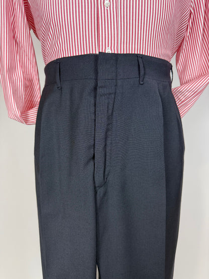 Pantaloni sartoriali fresco lana blu notte - tg. 56/58