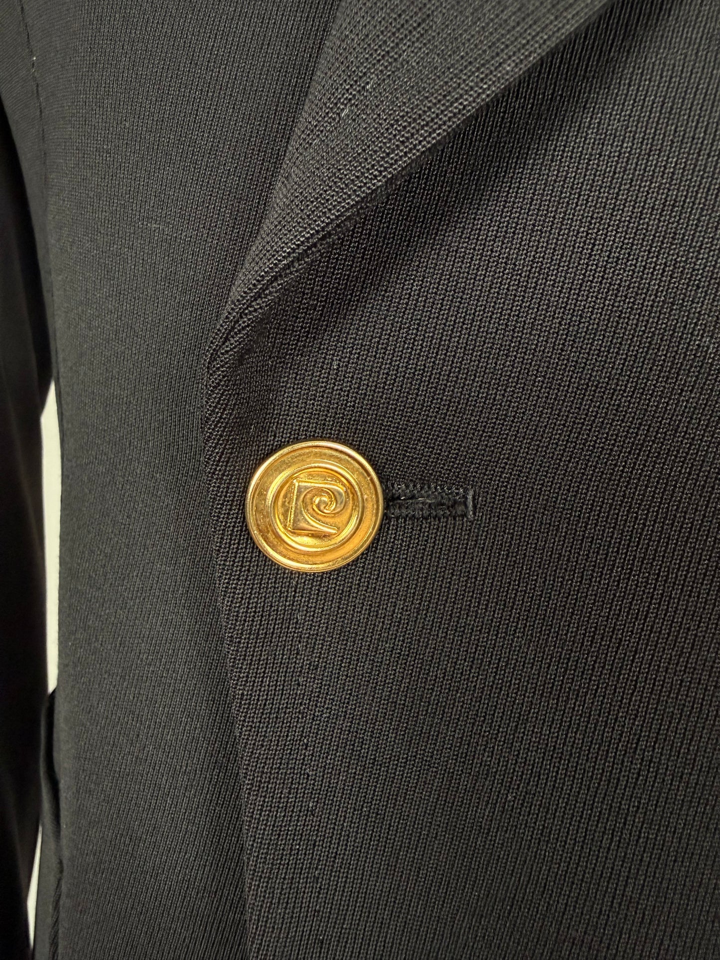 Navy blazer doppiopetto Pierre Cardin anni '70 - tg. 46