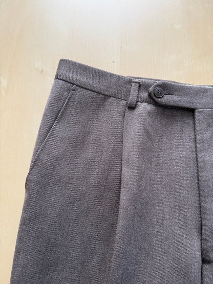 Pantaloni anni ‘80 covert marrone tabacco - tg. 48/50