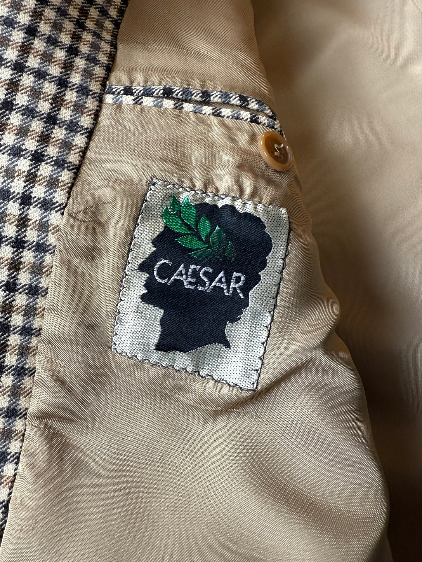 Giacca anni ‘70/‘80 a quadri - tg. 50/52