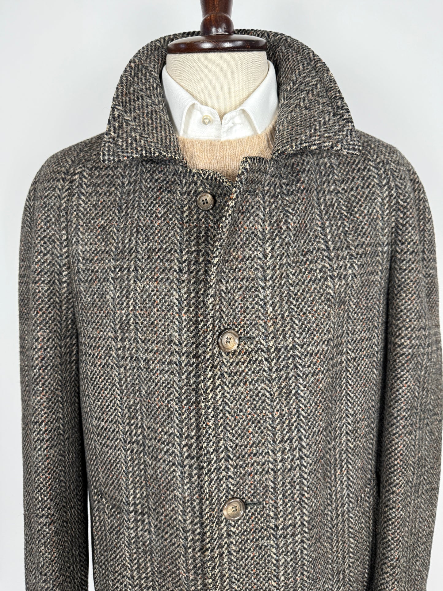 Cappotto raglan in tweed scozzese Crombie - tg. 50-52