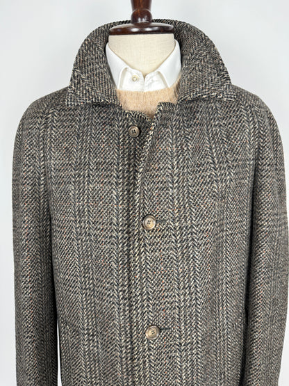 Cappotto raglan in tweed scozzese Crombie - tg. 50-52