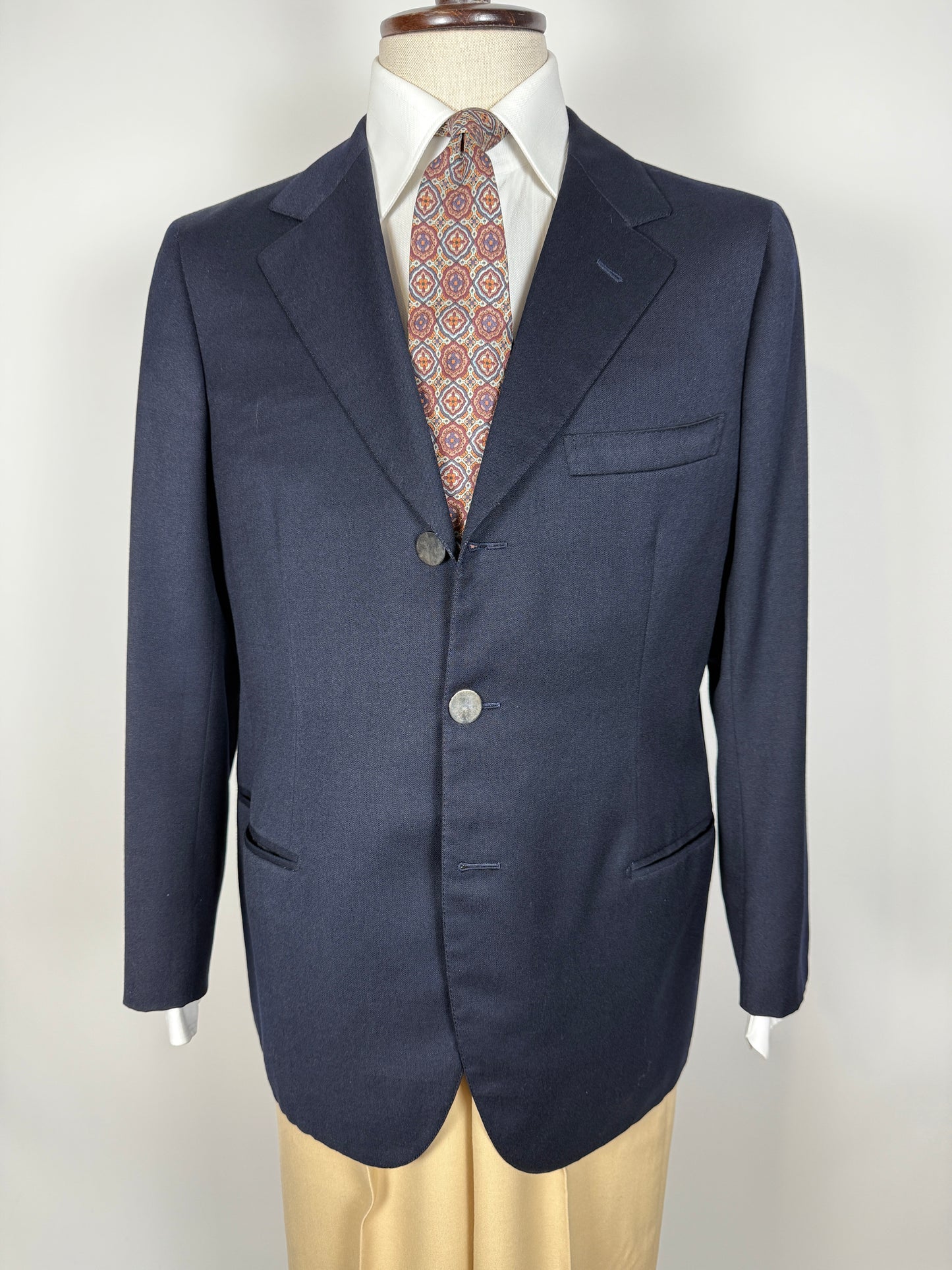 Blazer navy sartoriale anni ‘70 - tg. 50