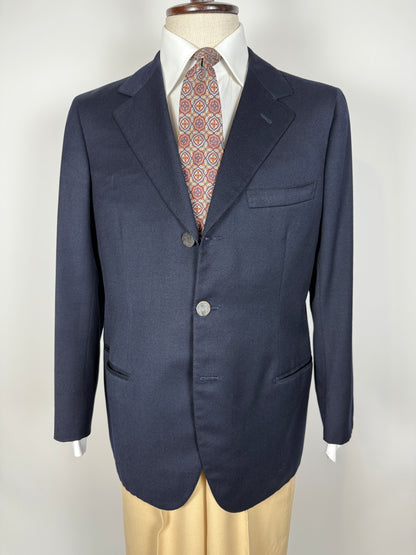 Blazer navy sartoriale anni ‘70 - tg. 50