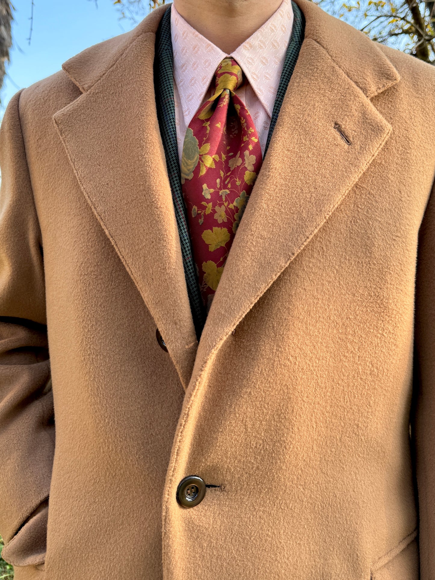 Cappotto cammello sartoriale anni ‘70/‘80 - tg. 48-50