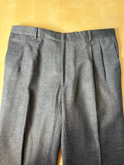 Pantaloni flanella grigio medio - tg. 50
