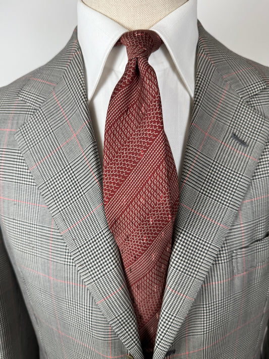 Cravatta Ferrari vintage F jacquard