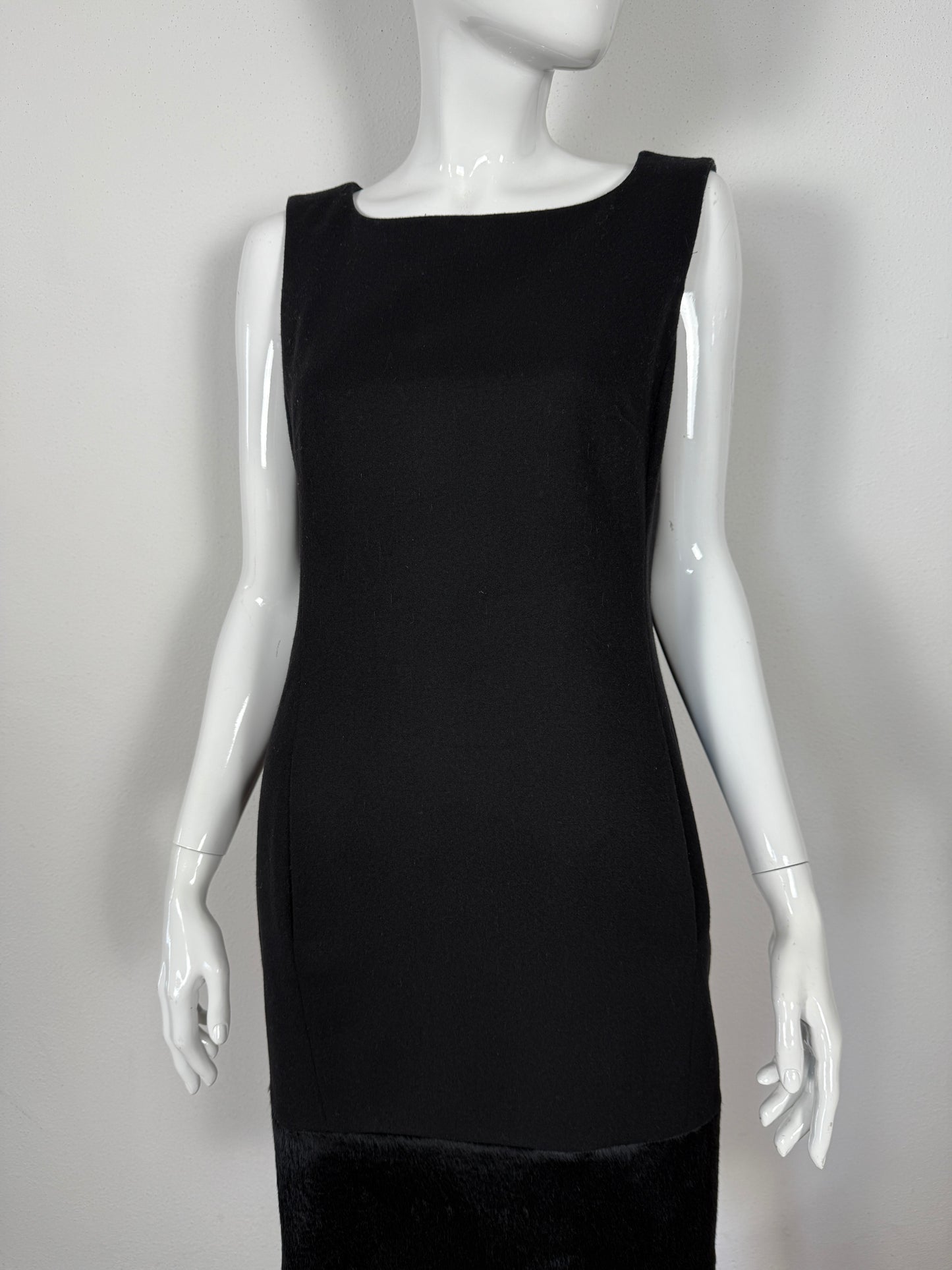 Abito smanicato Max Mara in pura lana - tg. 42