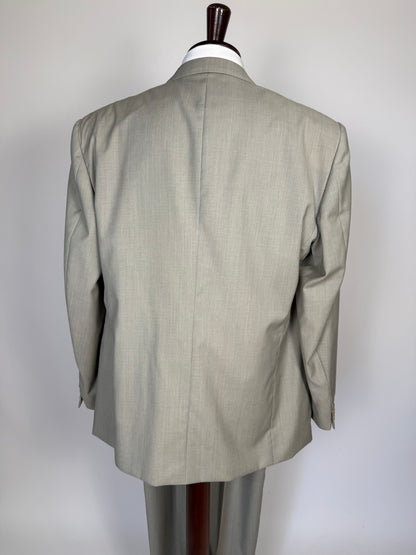 Completo fresco lana verde salvia anni '80 (NOS) - tg. 58 drop 4