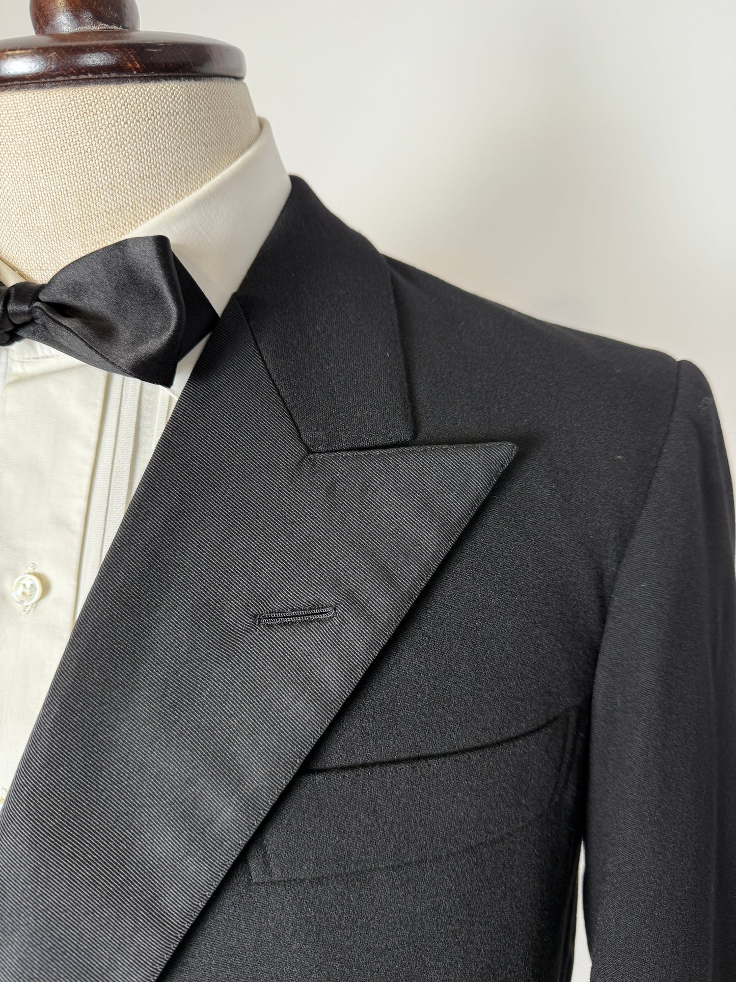 Smoking doppiopetto sartoriale anni ‘50 - tg. 46/48 (pantaloni 44)