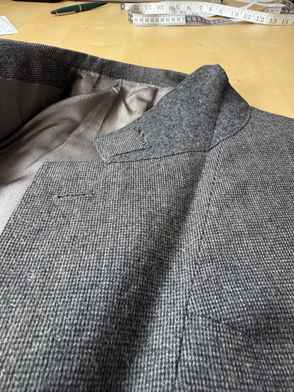 Completo sartoriale flanella grigia anni ‘60/‘70 - tg. 50