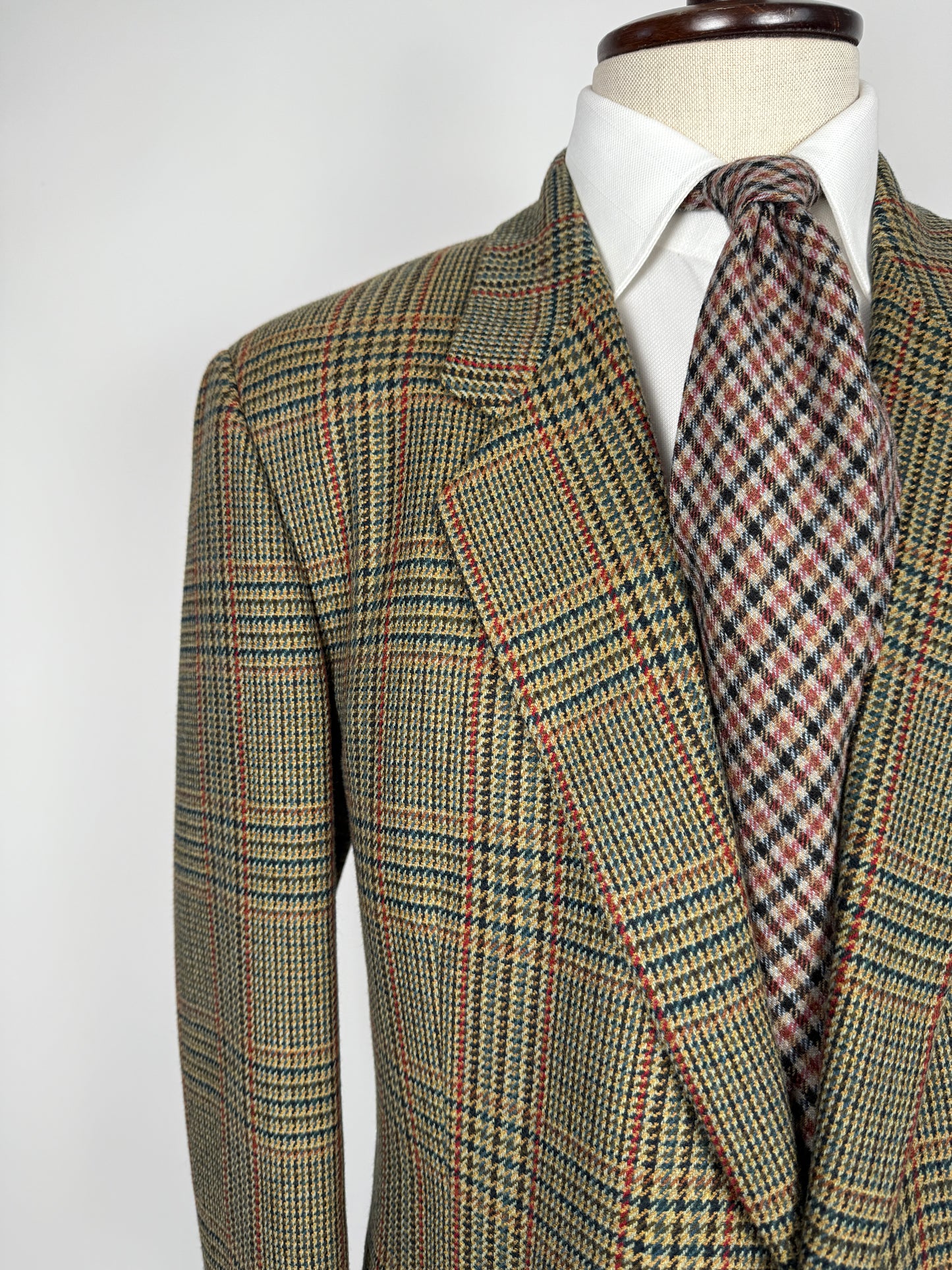 Giacca Hilton anni ‘80 principe di Galles lana e cashmere  - tg. 52