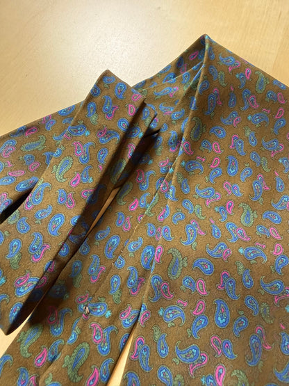 Cravatta Armani vintage paisley cachi